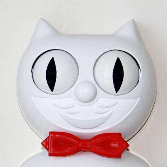 Candy Cane Red KIT-CAT CLOCK KAT KLOCK Christmas - Picture 3 of 3